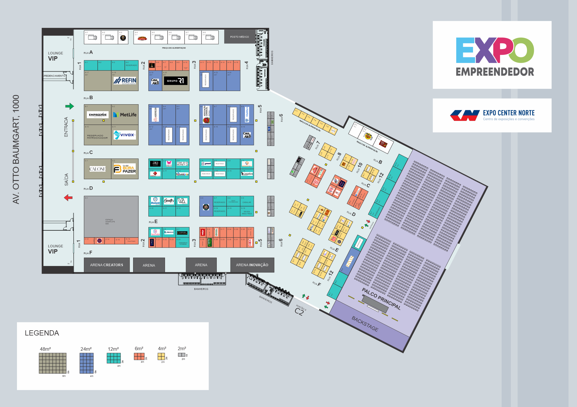 Planta da Expo Empreendedor