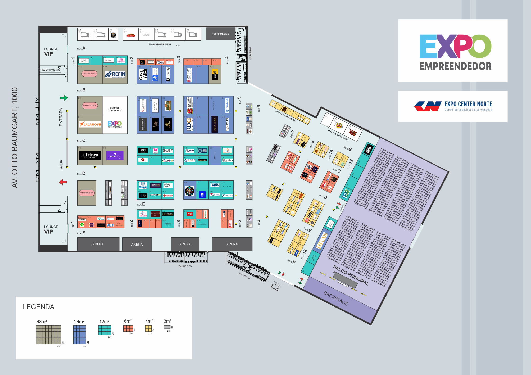 Planta da Expo Empreendedor